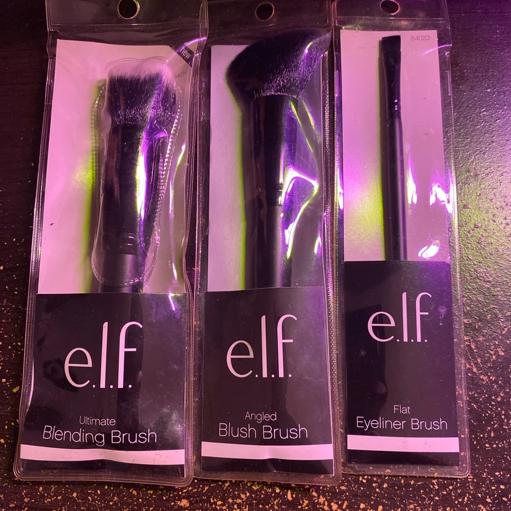 Black Makeup Brush Set
